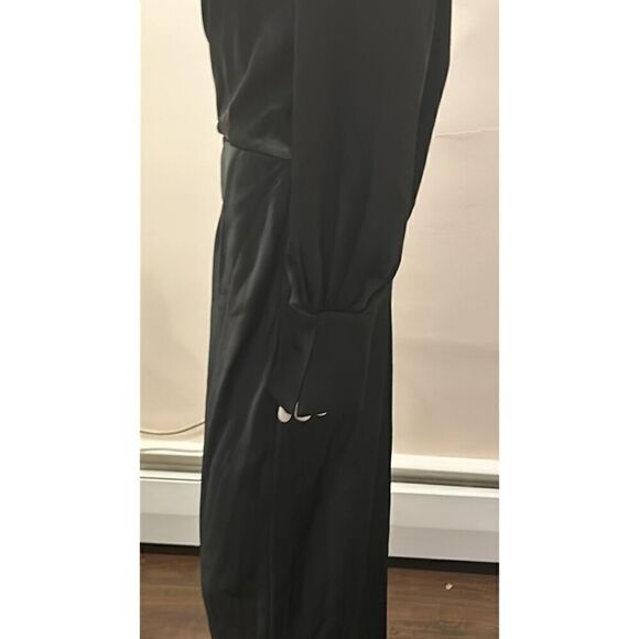 Simkhai Talita Black Draped Front Maxi Dress Size 10 - Picture 10 of 12